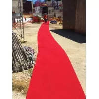 Roter Baustellenteppich - Länge 10 oder 12m