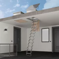 Flachdachtreppe